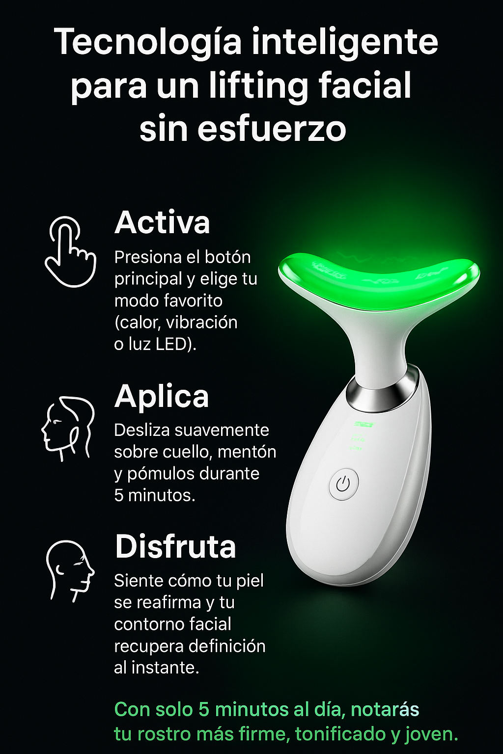 MASAJEADOR FACIAL REDUCTOR PAPADA™